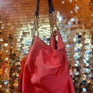 Chic Coral Women's Shoulder Bag
